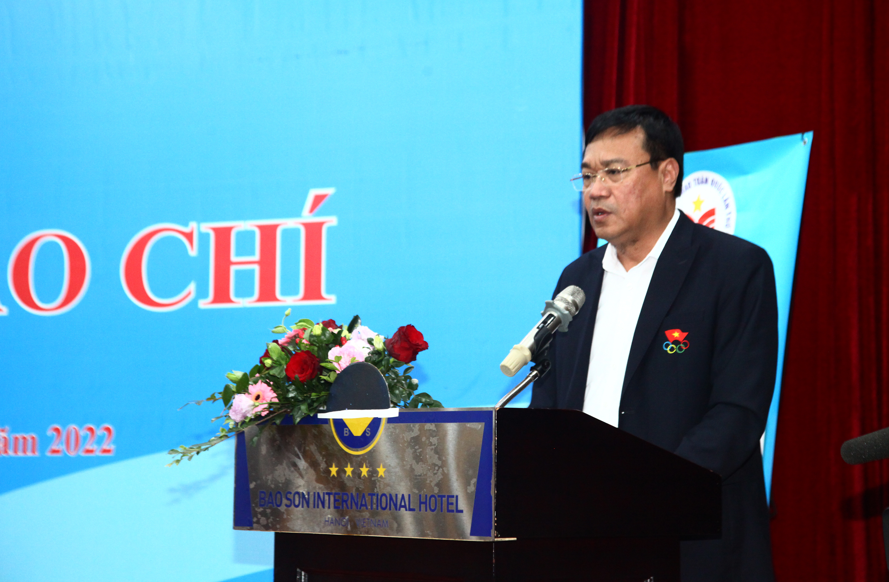 Tổng cục trưởng Tổng cục TDTT Đặng Hà Việt phát biểu